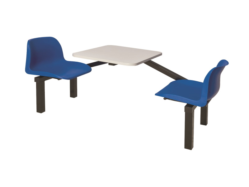 FRP Canteen table set 2 seater